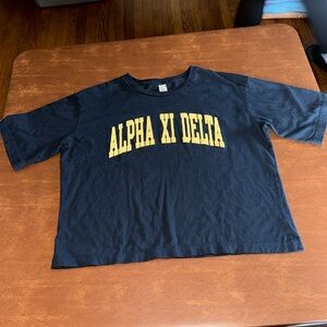 Alpha Xi Delta T-Shirt Crop